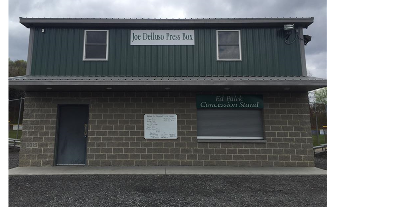 Ed Palek Concession Stand - Joe Delluso Press Box